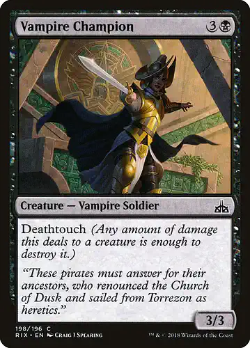 Vampire Champion - rix Spoiler