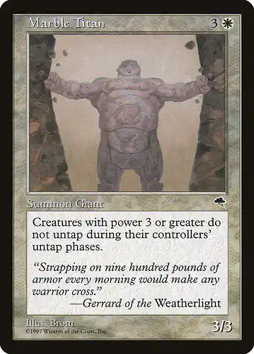 Marble Titan - tmp Spoiler