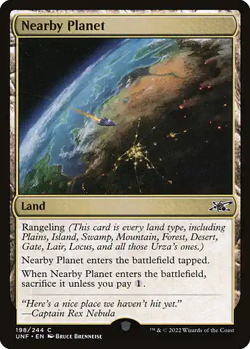 Nearby Planet - unf Spoiler