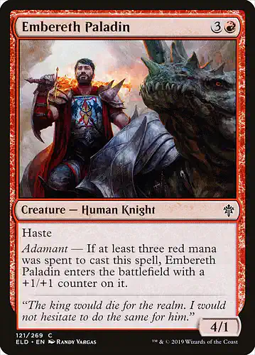 Embereth Paladin - eld Spoiler
