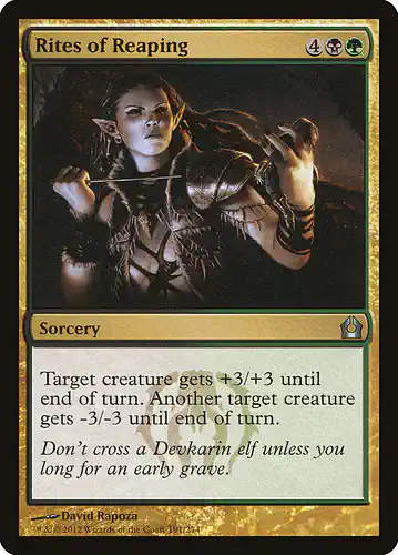 Rites of Reaping - rtr Spoiler