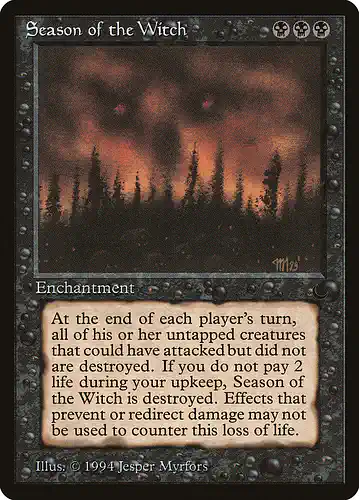 Season of the Witch - drk Spoiler