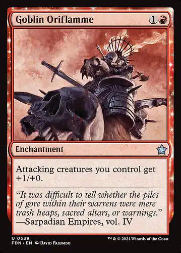 Goblin Oriflamme - fdn Spoiler