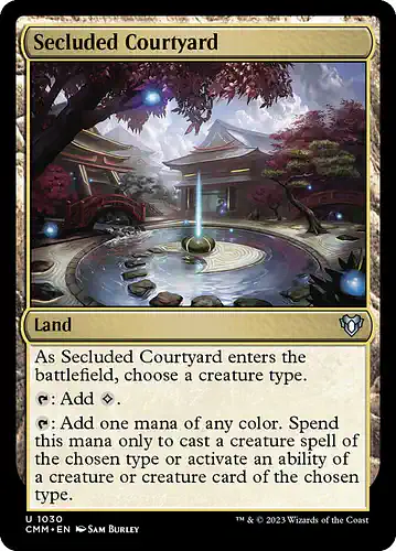 Secluded Courtyard - cmm Spoiler