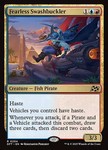 Fearless Swashbuckler - dft Spoiler