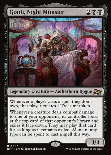 Gonti, Night Minister - dft Spoiler
