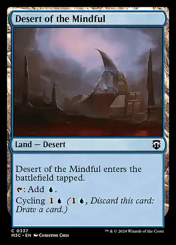 Desert of the Mindful - m3c Spoiler