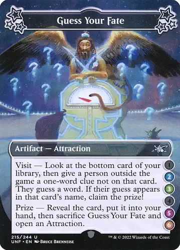 Guess Your Fate - unf Spoiler