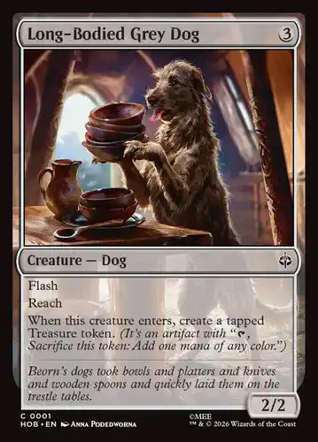 Long-Bodied Grey Dog - hob Spoiler