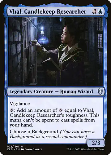 Vhal, Candlekeep Researcher - clb Spoiler