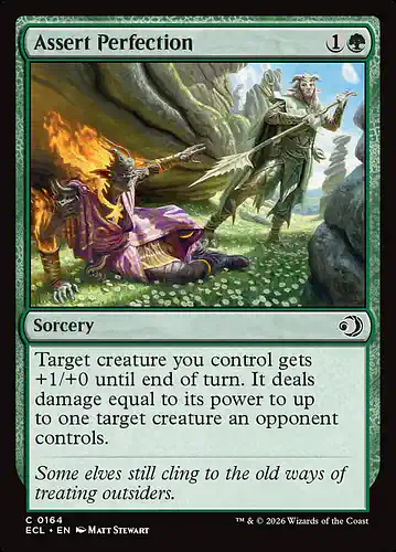 Assert Perfection - ecl Spoiler