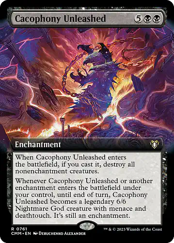 Cacophony Unleashed - cmm Spoiler