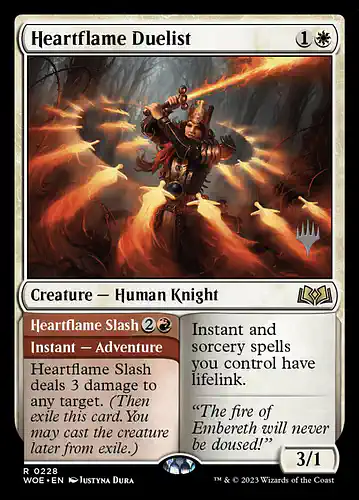 Heartflame Duelist - woe Spoiler