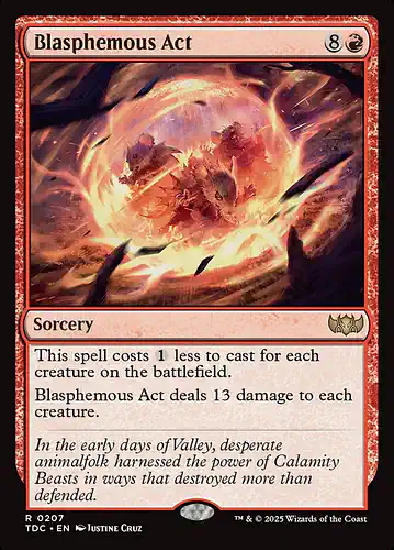 Blasphemous Act - tdc Spoiler