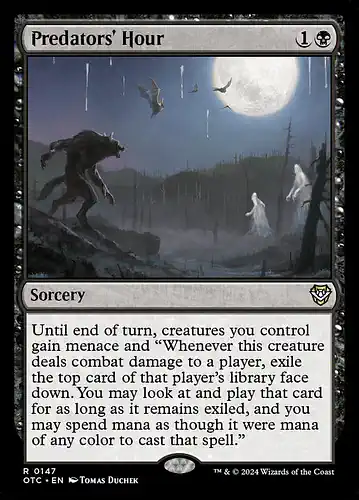 Predators' Hour - otc Spoiler