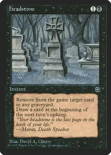 Headstone - hml Spoiler