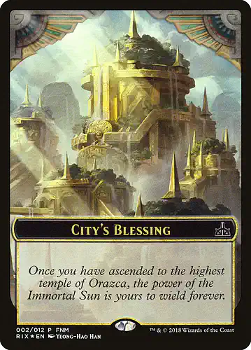 City's Blessing - f18 Spoiler