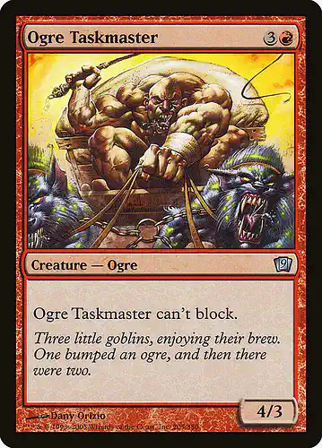 Ogre Taskmaster - 9ed Spoiler