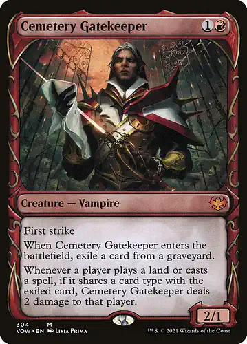 Cemetery Gatekeeper - vow Spoiler