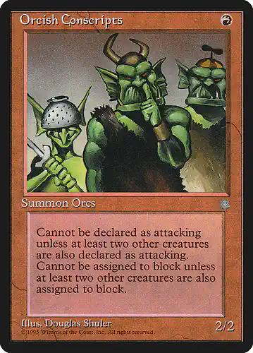 Orcish Conscripts - ice Spoiler