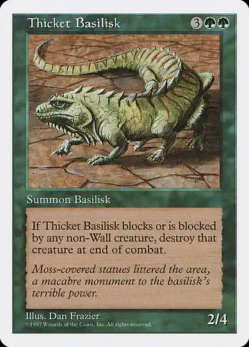 Thicket Basilisk - 5ed Spoiler