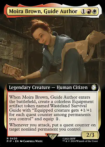 Moira Brown, Guide Author - pip Spoiler