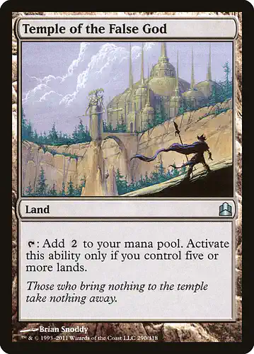 Temple of the False God - cmd Spoiler