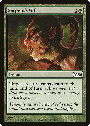 Serpent's Gift - m13 Spoiler