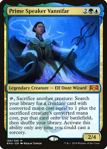 Prime Speaker Vannifar - rna Spoiler