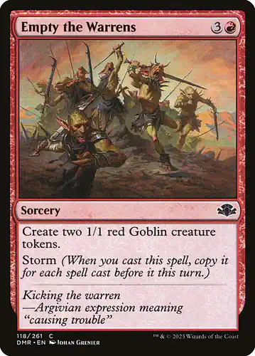 Empty the Warrens - dmr Spoiler