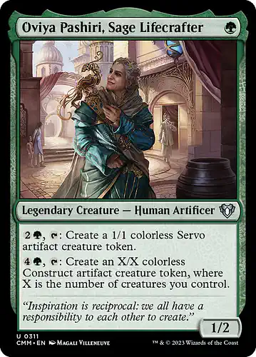 Oviya Pashiri, Sage Lifecrafter - cmm Spoiler