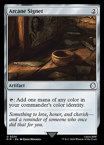 Arcane Signet - pip Spoiler