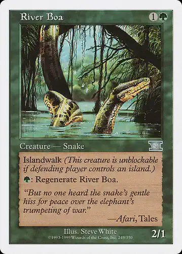 River Boa - 6ed Spoiler