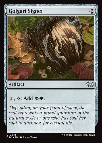 Golgari Signet - dsc Spoiler