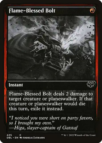 Flame-Blessed Bolt - dbl Spoiler