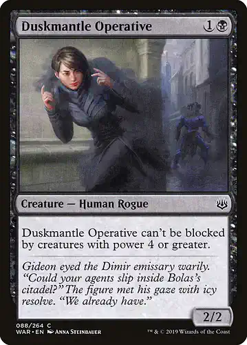 Duskmantle Operative - war Spoiler