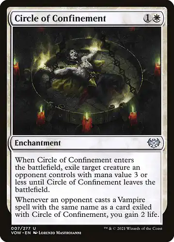 Circle of Confinement - vow Spoiler