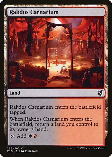 Rakdos Carnarium - c19 Spoiler