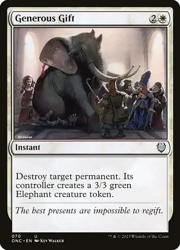 Generous Gift - onc Spoiler