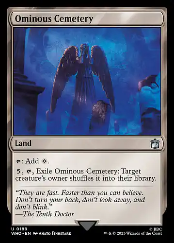 Ominous Cemetery - who Spoiler