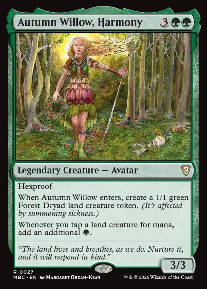 Autumn Willow, Harmony