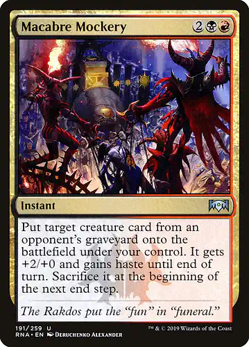 Macabre Mockery - rna Spoiler