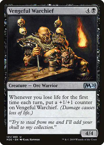 Vengeful Warchief - m20 Spoiler