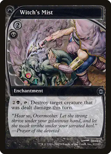 Witch's Mist - fut Spoiler