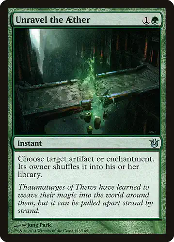 Unravel the Aether - bng Spoiler