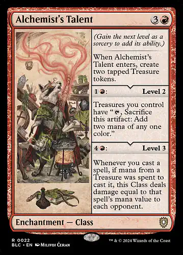 Alchemist's Talent - blc Spoiler