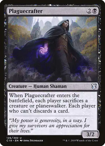 Plaguecrafter - c19 Spoiler