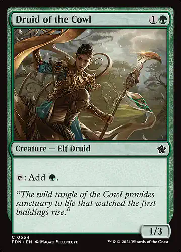 Druid of the Cowl - fdn Spoiler