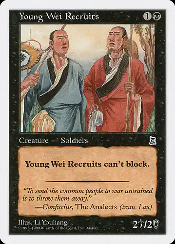 Young Wei Recruits - ptk Spoiler