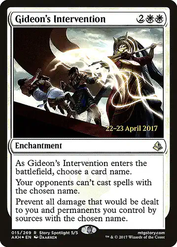 Gideon's Intervention - akh Spoiler